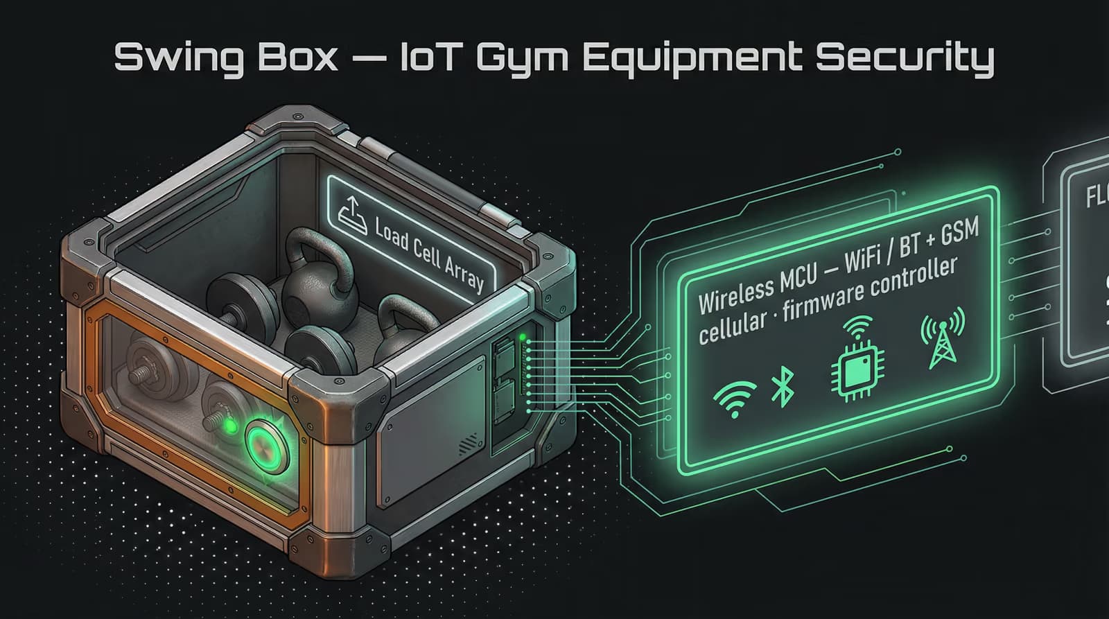 Swing Box — IoT Gym Equipment Security system architecture